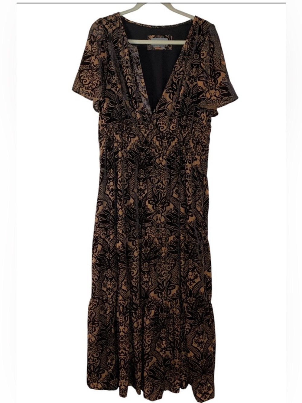 Like new. Anthropologie Somerset Maxi Dress Sz XL - Picture 3 of 9